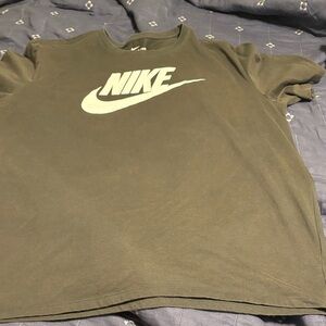 Nike Olive Green Short Sleeve Tee